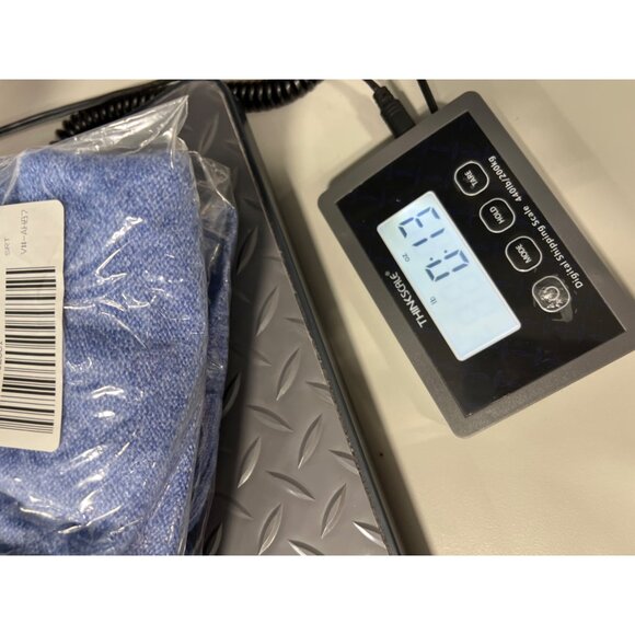 Denim and Co Petite Cable Detail Long Sleeve Tunic Sweater Fresh Blue Womens 1X - Picture 6 of 6